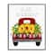 Stupell Industries Hello Summer Quote Sunflower Flower Patriotic Truck Framed Giclee Art
